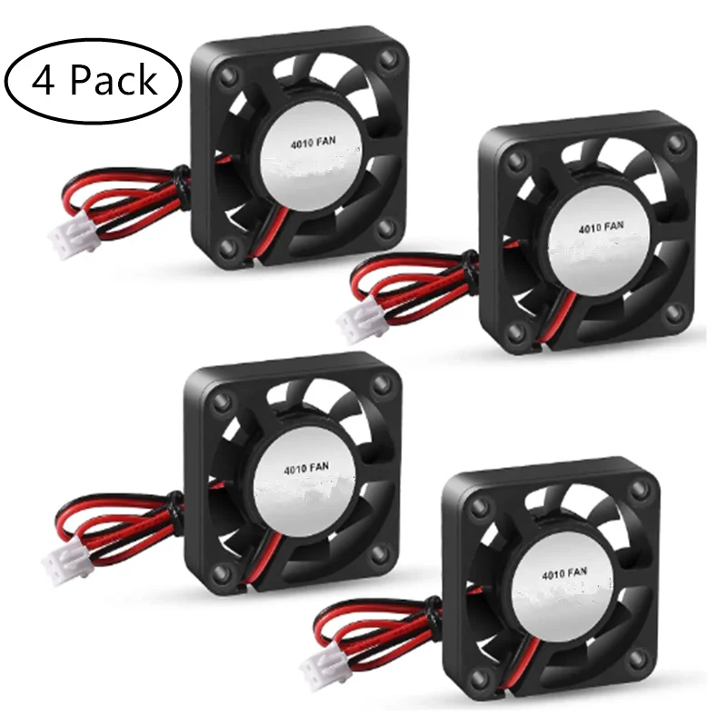 4PCS 3D Printer Cooling Fan 4010 Blower 40X40 X 10mm Hydraulic Bearing Brushless DC 12v 24v Cooling Fans for 3D Printer — view 6