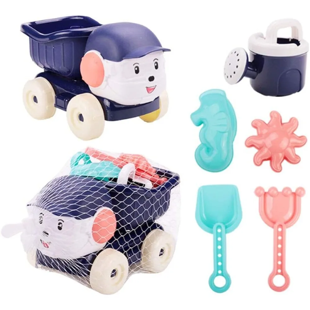 Baby Beach Sand Toys Children Summer Toy Car Model Sprinkler Shower Shovel Tool Classic Play Toys Sand Play Toys Children Beach — view 2