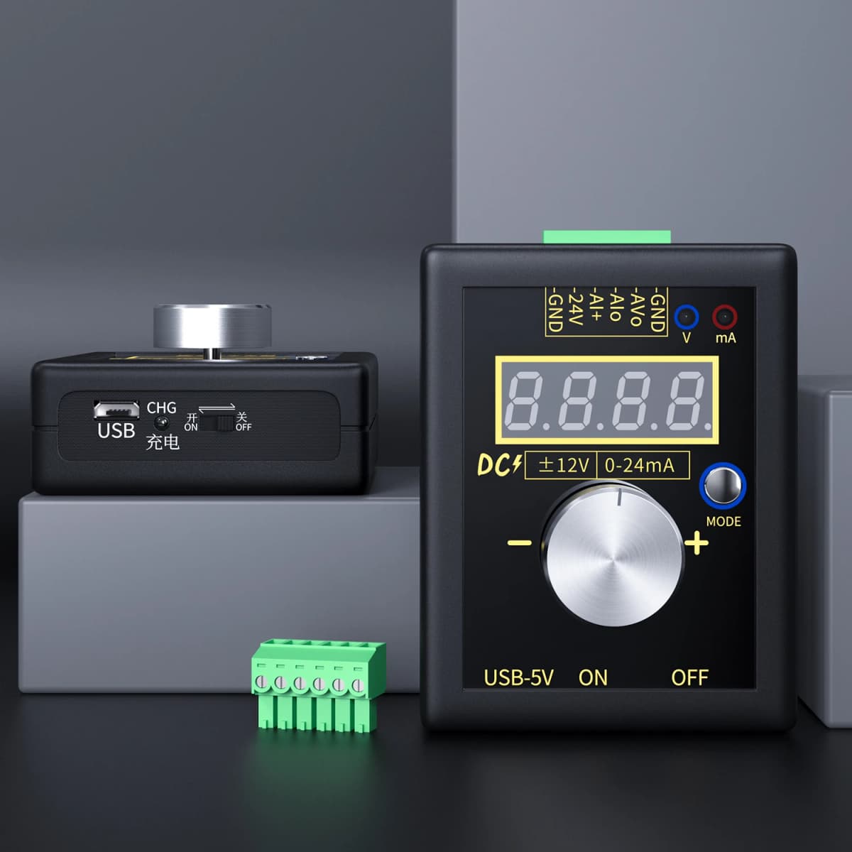 FNIRSI SG-002 4-20mA 0-10V Voltage Signal Generator 0-20mA Current Transmitter Professional Electronic Measuring Instruments — view 3