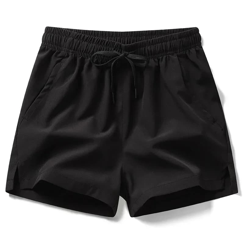 New Mens Fitness Lightweight Sweatpants Summer Casual Pockets Shorts Basic Solid Color Short Pants Jogging Beach Shorts Men — view 4