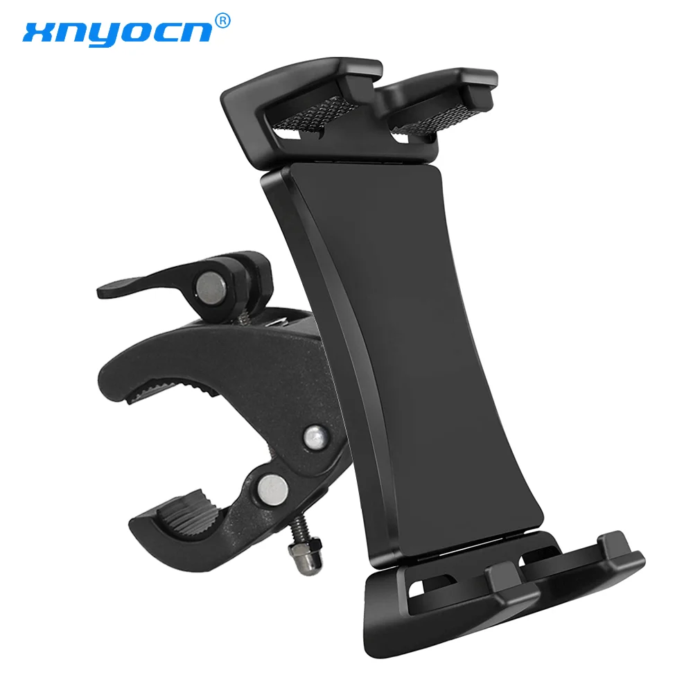 Mount Bracket Gym Treadmill Bike Handlebar Clip Stand Sports Adjustable Tablet Holder Universal 4-13 inch for iPad 9.7 10.5 2018