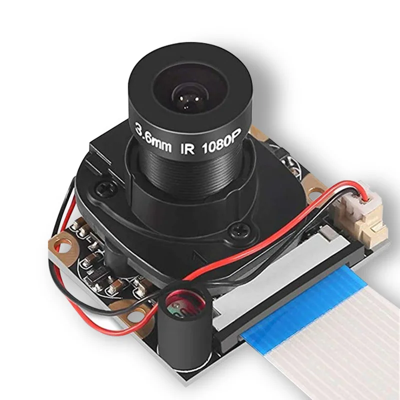 Raspberry Pi 4 Camera 5MP 1080P Night Vision Fisheye IR-CUT Camera Infrared Light OV5647 Webcam for Raspberry Pi 4B 3B+ 3B Zero — view 2