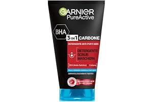 Garnier PureActive BHA Charcoal Anti-Blackhead 3 in 1 Cleanser Exfoliating Mask with [BHA + Charcoal] 150 ml