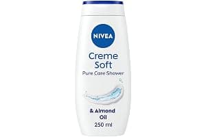 NIVEA Care Shower Creme Soft (250 ml) Enriched with Almond Oil, Moisturising Gel Body Wash, Skin Moisturiser with Mild Scent