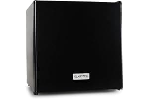 Klarstein No Frost Portable Vertical Freezer 33 L, Low Consumption with Shelf and Scraper, Suitable for Home and Office