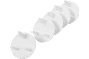 Norjews 20 Pack Plug Socket Covers UK, Child Safety Plug Socket Sovers Baby UK, Socket Protectors for Sockets UK - White