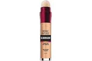 Maybelline New York, Corrector de Ojeras, Bolsas e Imperfecciones, Con Bayas de Goji y Haloxyl, Tono: 01 Light, 6.8 ml