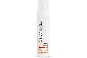 St Moriz Professional Instant Tanning Mousse in Medium | Fast Drying Vegan Fake Tan | With Aloe Vera & Vitamin E | For Streak Free Medium Golden Glow | Dermatologically Tested & Cruelty Free | 200ml