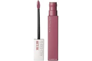 Maybelline New York Superstay Matte Ink Longlasting Liquid Lipstick - 15, Lover, Lipstick Up to 12 Hour Wear, Non Drying, 5 ml