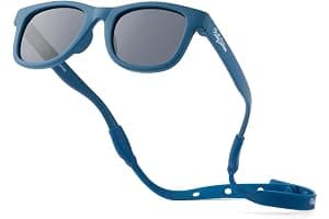 BABY SUNNIES Gafas de sol para bebé con correa, irrompibles y flexibles, para bebés de 0 a 24 meses