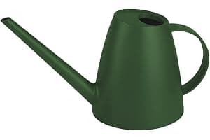 Zuvo Small Watering Can Indoor 1.8L with Long Spout — Mini Watering Can for House Plants, Seedlings & Herbs | Detachable Rose