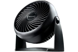 Honeywell TurboForce Ventilador Potente, Refrigeración de Funcionamiento Silencioso, Inclinación Variable de 90°, 3 Ajustes de Velocidad, Anclaje en la Pared, Ventilador de Mesa, HT900E4