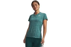 Under Armour Women's UA Tech™ Twist V-Neck Short Sleeve Tech SSV- Twist Mujer (Pack de 1)