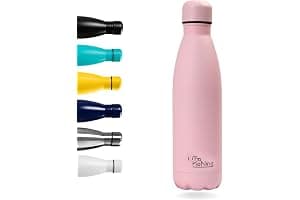 Otto Koning Botella Térmica de Agua Acero Inoxidable 500ml- Doble Aislamiento al vacío para 12 Horas de Bebida Caliente y 24 Horas de Bebida Fría. Botella Termo a Prueba de Fugas Libre BPA