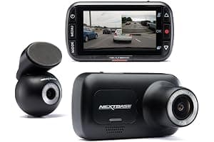 Nextbase 222XR Dash Cam Front and Rear Camera - 1080p Full HD Car Camera Dashcam - Night Vision, Intelligent Parking Mode, G-Sensor, Motion Detection, Loop Recording, 2.5" IPS Screen, Magnetic Mount