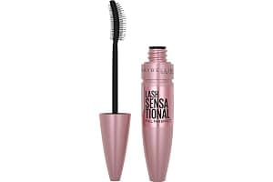 Maybelline Mascara, Lash Sensational Volumizing & Thickening, Eyelash Lengthening, Flake Free Formula, Layer Reveal Brush, Defining Mascara, Maybelline New York, Shade: Very Black