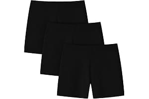Adorel Girls Shorts Cycling Short Leggings Sports Cotton Summer Pack of 3