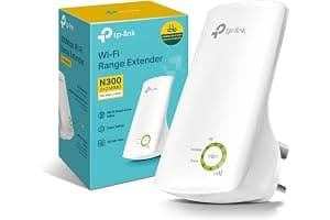 TP-Link TL-WA854RE N300Mbps WiFi Extender Booster, Internet Booster, Access Point,WiFi Repeater, WiFi Extender,App Control, WiFi Booster Range Extender, Smart Signal Indicator Light,UK Plug