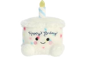 Aurora, 33902, Palm Pals Happy Birthday Cake 5In, Soft Toy, White