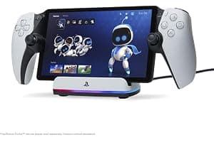 Estación de Carga PowerA para PlayStation Portal™ Remote Player con Lumectra™, iluminación RGB, alimentación USB, Cargador ma