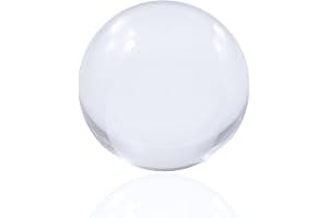 Juggle Dream Bola de Malabares de Contacto de Acrílico Transparente (90 mm) - Bolas de Rendimiento de Manipulación