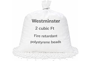 Bean Bag Filling Refill Booster Polystyrene Extra Beads Top Up Bag Beans Balls Various Sizes (2 Cubic Feet)