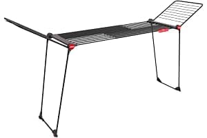 Vileda Infinity Flex Ultimate | Tendedero telescópico Extensible | Gran Capacidad para Ropa | Estructura Extra Estable | Menos Marcas con Tubos XXL | Alas Altas