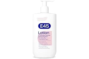 E45 Moisturising Lotion 500 ml for Dry & Sensitive Skin - Long-Lasting Hydration Protect from Dryness, Reduce Redness - Dermatological Body Moisturiser Lotion - Body Lotion - Daily Moisturiser