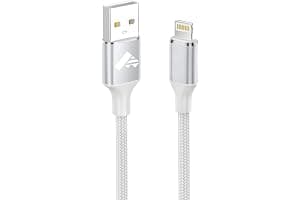 Aioneus iPhone Charger Cable 2M, MFi Certified Lightning Cable Fast Charging iPhone Charger Nylon USB iphone Charging Cable Lead for iPhone 14 13 12 11 Pro Max XS XR X 8 7 6 Plus 5 SE,iPad
