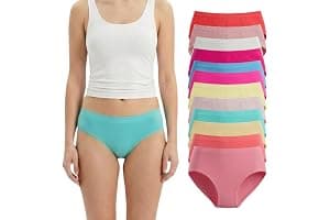 idolika - Pack 12 - Braguitas niña - Bragas niña - Sin Costuras y elasticas - Desde 2 a 16 años