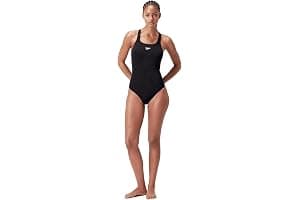 Speedo Mujer Bañador Eco Endurance+ Medalist | Corte Deportivo | Diseño clásico | Tejido Reciclado | Resistente al Cloro | Más flexibilidad