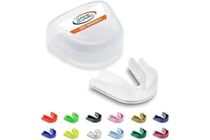 GAME GUARD protector bucal para hervir y morder/protector de encías - protector bucal moldeable/protectores de encías - júnior/niños/jóvenes - Aprobado por CE, deportes escolares, fútbol, rugby
