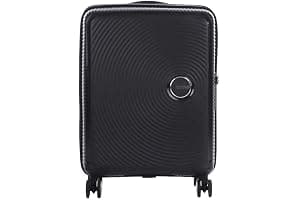American Tourister Soundbox - Spinner S Expandible Maleta de Cabina, 55 cm, 35.5/41 L, Negro (Bass Black)