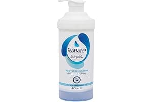 Cetraben Moisturising Cream, For Dry, Itchy, Sensitive & Eczema-Prone Skin, Soothe, Moisturise, Hydrate, & Protect, Dermatological Moisturiser,Daily Use on the Body, Fragrance Free, 1 x 475ml
