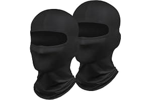 DiULi Máscara de Pasamontañas, Balaclava Hombre, Transpirable, Bufanda para Motocicleta, Bufanda de Verano para el Cuello, Protector UV, Máscara de Esquí Multifuncional, Anti Viento