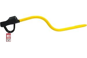 Stoplock Pro Elite Car Steering Wheel Lock HG 150-00 - Safe Secure Heavy Duty Anti-Theft Bar - Universal Fit - Includes 2 Keys and Carry Bag, Black/Yellow, 1 Unit
