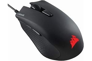 Corsair Óptico Ratón Para Juegos, Negro, Tamaño Único