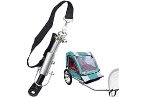 Favengo Enganche del Remolque Tira del Remolque Tractor para Bicicletas Acoplador para Remolque de Bicicleta Universal para Carro Bicicleta Niños Cochecitos Carritos para Mascota, Fácil Instalación