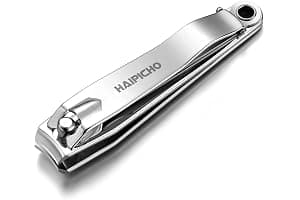 Nail Clipper, Made with Heavy Duty Stainless Steel, Suitable for Thick Fingernail Toenail Men Women (Silver 1 Pack)