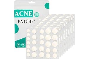 Zemolo 300 PCS Patches For Pimple,Pimple Patch Patches Acne Hydrocolloid Invisible Absorbent Cover,Day And Night Use In One, 