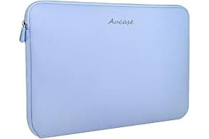 Aucase Laptop Case Sleeve 13.3 14 Inch, Thickest Lightest Water Resistant Neoprene Protective Laptop Bag for Men and Women, Compatible with MacBook 15.3''/ Air 15'' M3 M2, Chromebook