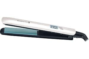 Remington Shine Therapy Hair Straightener with Advanced Ceramic coating infused with Moroccan Argan Oil for sleek & smooth glide, Floating plates, Digital display, 9 settings 150°C–230°C, S8500