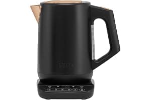 Ninja Perfect Temperature Kettle, 1.7L, LED Display, Easy to Use Kettle with Rapid Boil and Temperature Control & Hold, Black & Copper, KT200UKCP