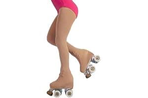 CALZITALY PACK 1/2 Medias Cubrepatin Para Niña – 70 DEN | Patinaje Artístico | Professional Skating | Natural, Negro | 6, 8, 10, 12 Años | Calcetería Italiana