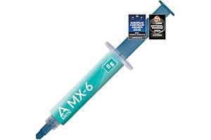 ARCTIC MX-6 (8 g) - Ultimate Performance Thermal Paste for CPU, consoles, graphics cards, laptops, very high thermal conductivity, long durability, non-conductive, non-capacitive