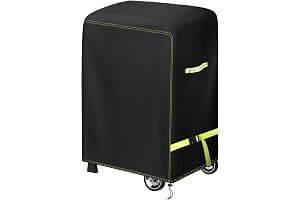 VDISRR Funda Barbacoa Exterior Impermeable, 420D Oxford Resistente al Desgarro Funda Protectora para BBQ 90 x 70 x 110 cm, Cubierta de Barbacoa Exterior Anti-Viento/Anti-Polvo/Anti-Humedad/Anti UV