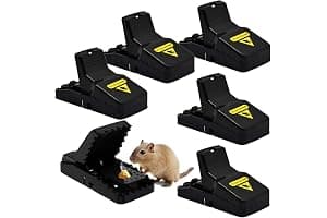 Mouse Traps Mice Traps, 6 Pack Mouse Traps For Indoors That Kill Instantly, Rodent Trap, Mice Kill Mouse Control