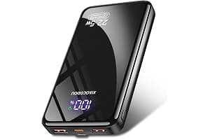 POWER BANK 20000mAh PD20W Fast Charging USB C 22.5W Portable Charger Powerbank with LCD Display Battery Pack for Smartphones Smartwatch Travel Camping Outdoor etc