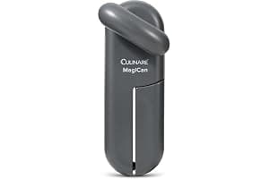 Culinare MagiCan Tin Opener, Grey, Plastic/Stainless Steel, Manual Can Opener, Comfortable Handle for Safety and Ease