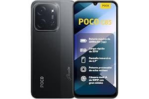 XIAOMI POCO C85 - Smartphone de 8+256GB, Cámara Dual de 50MP con AI, Pantalla inmersiva de 6,9”, Potente procesador Octa-Core, Carga rápida de 33W, 6000mAh, Cargador no Incluido, Negro (Versión ES)